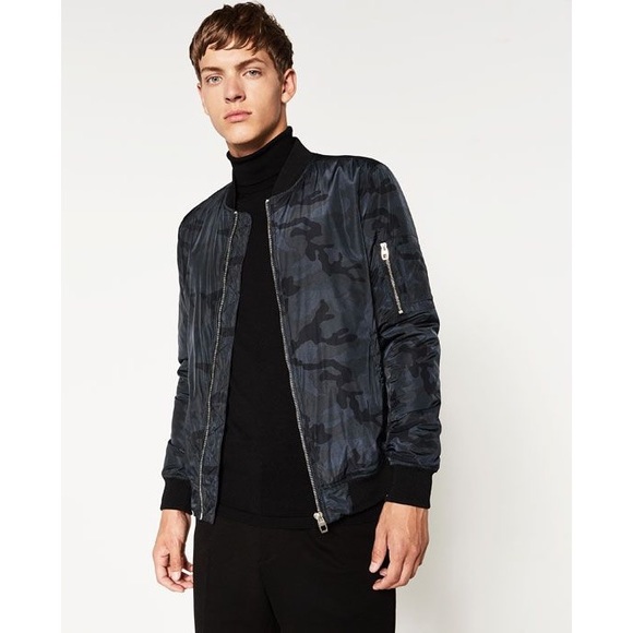 Zara Other - ZARA MAN • Camo Bomber Jacket